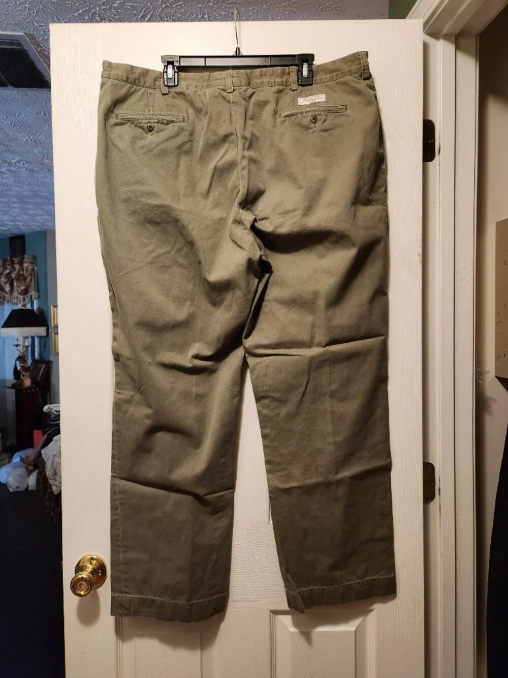 Vintage polo Ralph Lauren Andrew pant men's green 100%cotton casual pants 42/32